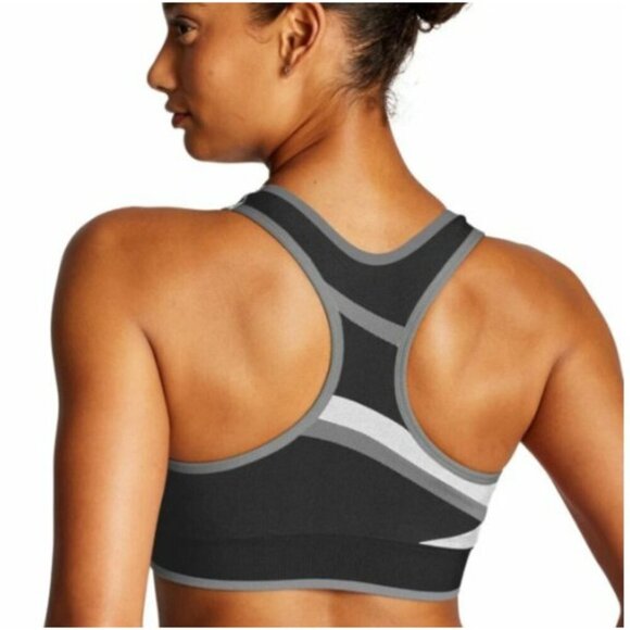 CHAMPION Colorblocked Racerback Compression Padded Sports Bra NWT S - Picture 10 of 12